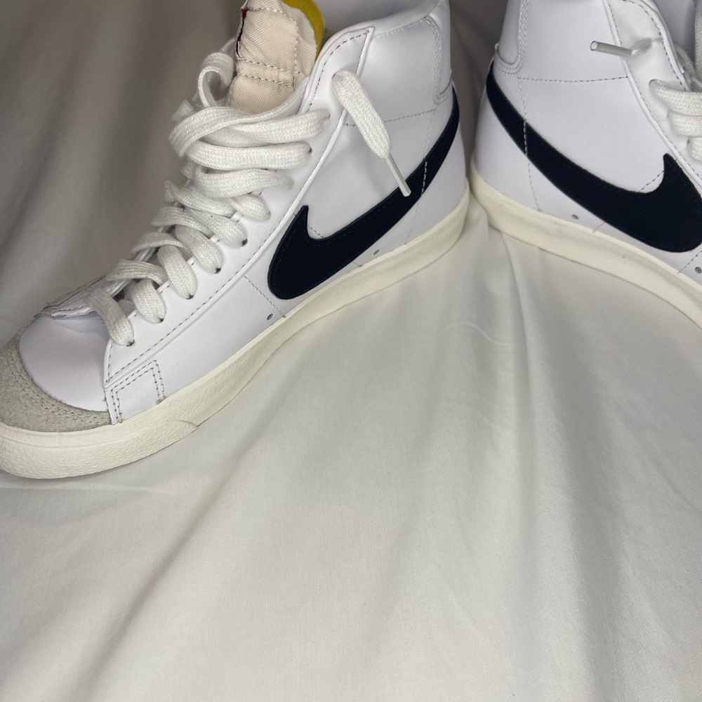 Nike Blazer Mid 77 Vintage leather black and white - Picture 6 of 7